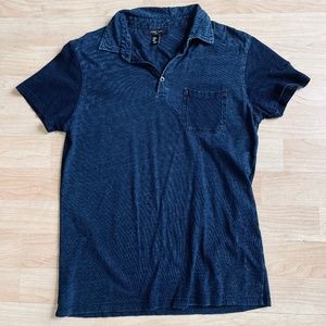 Navy Blue Polo (Medium) with front pocket